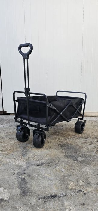 Сгъваема количка за багаж - идеална за пясък и неравни терени