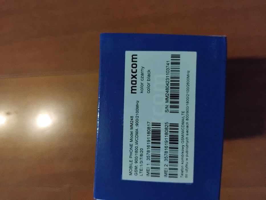 Telefon Mobil Maxcom MM248 Dual Sim Black