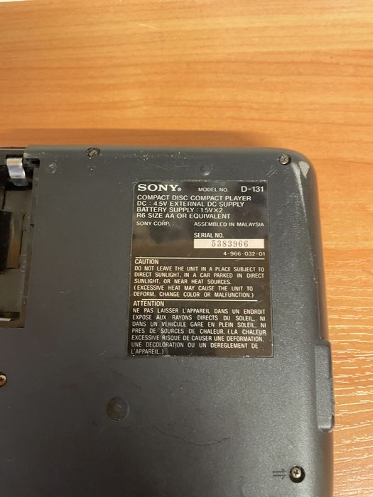 Sony Discman D-131