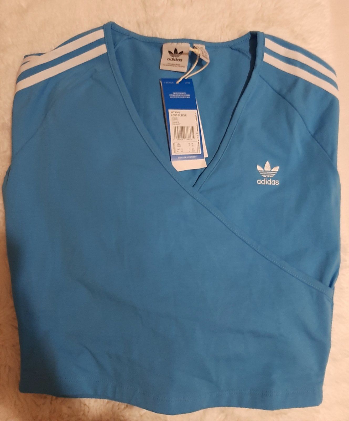 Сини блузи Adidas