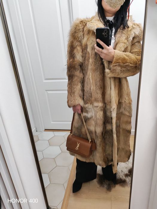 Vand palton blana naturală