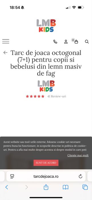 Tarc copii Octogonal LMB KIDS