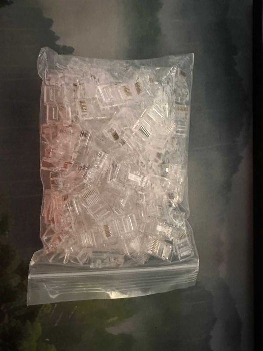 Set 100 mufe de trecere RJ45 STP