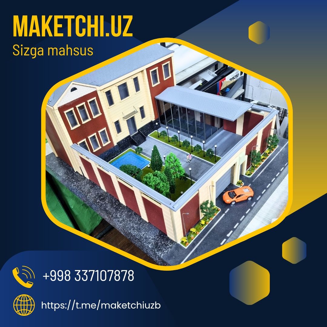 Maketga oid xizmatlar. 3d макет. Dizayn. Arxitektura xizmatlari. Model