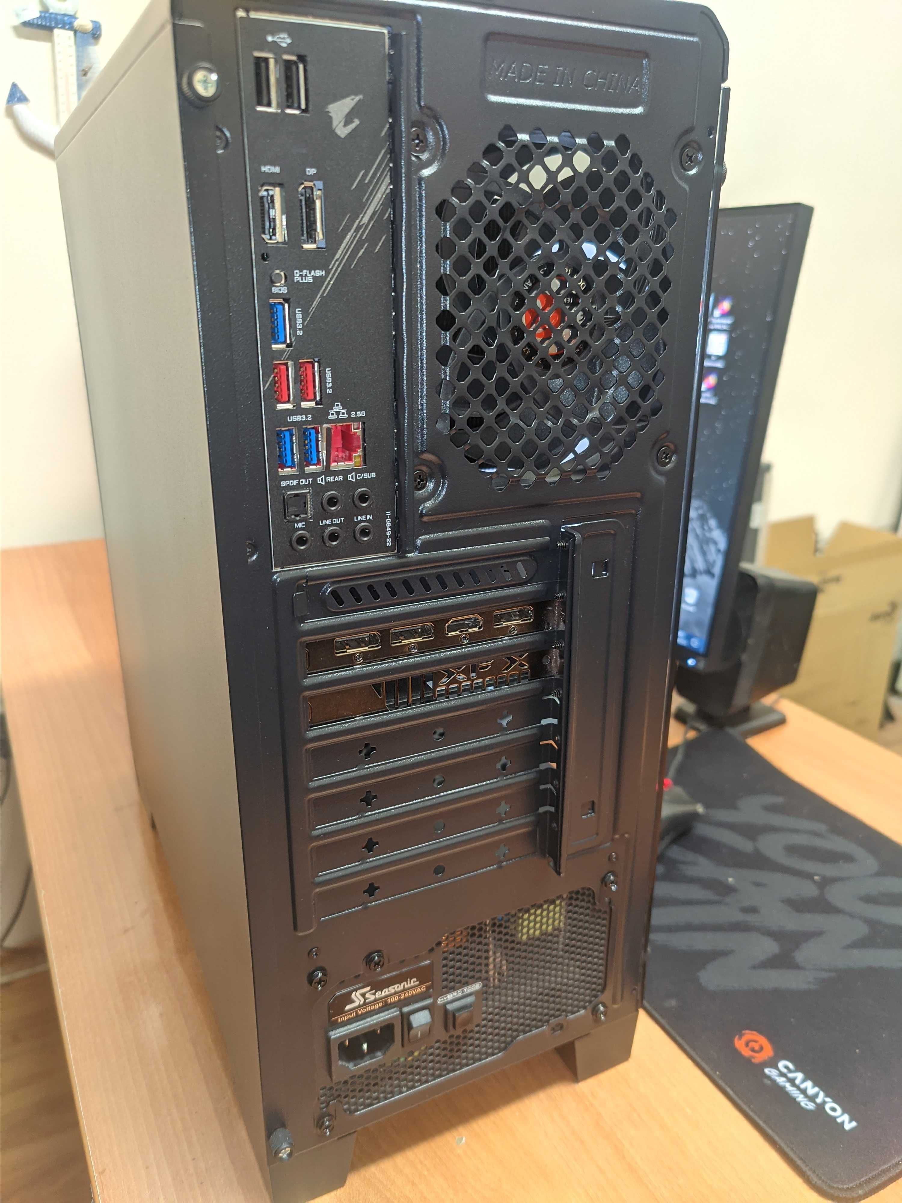Геймърски компютър Ryzen 5600X B550 Radeon RX7600 32GB m.2 1TB PCI 4.0