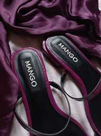 Sandale mov Mango