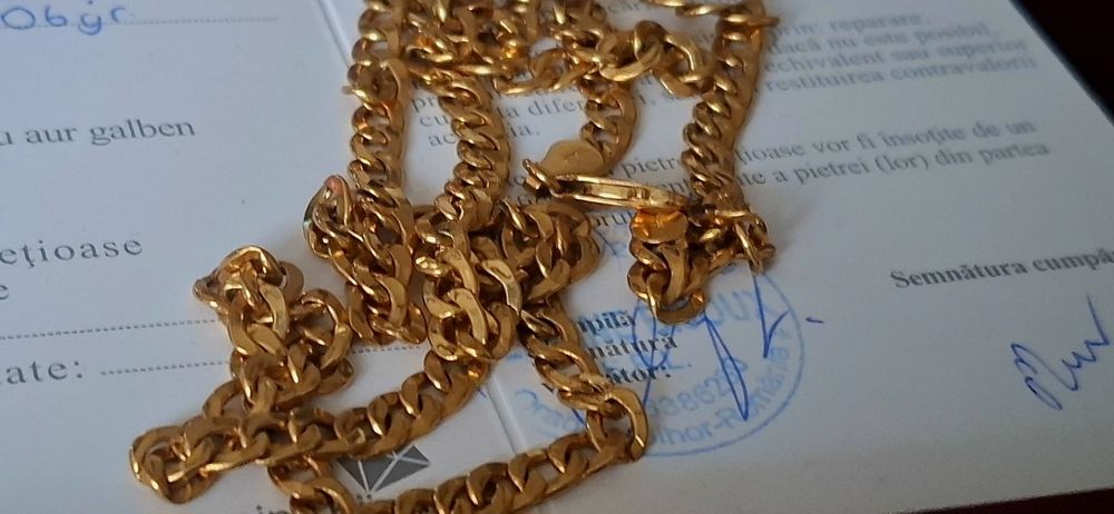 Lănțișor de aur 18k (NOU)