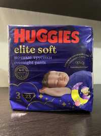 Ночные подгузники-трусики HUGGIES Elite Soft