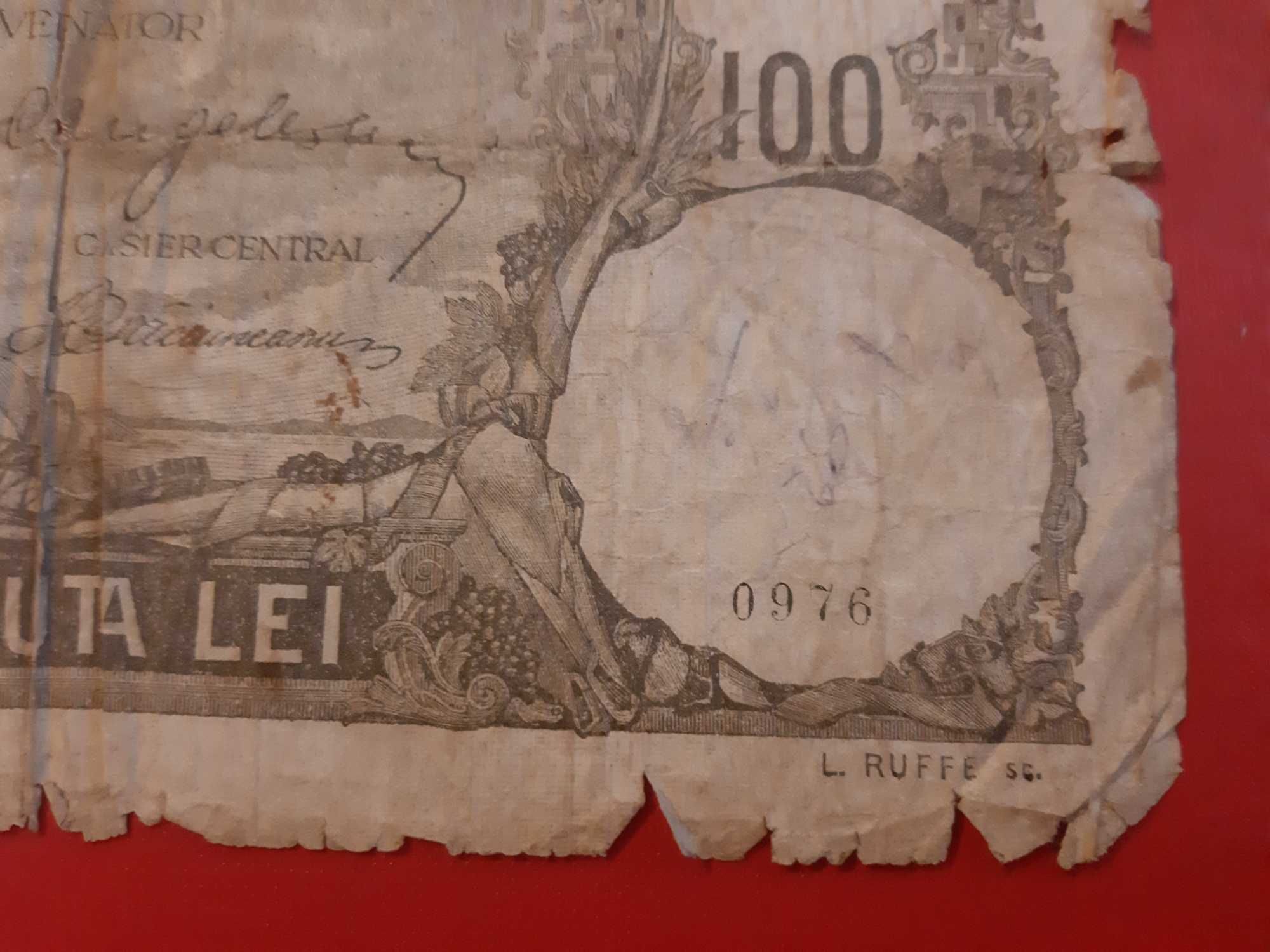 Bancnota 100 lei mai 1932