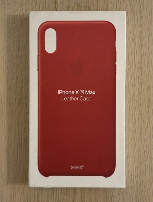 Husă originală Apple product RED iPhone XS Max.