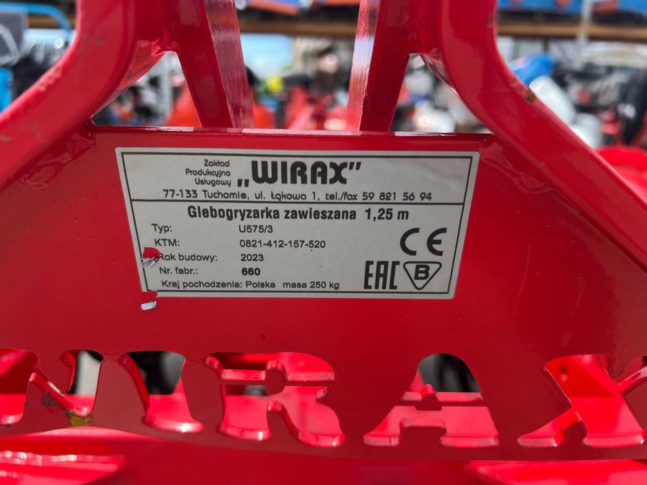 Freza agricola Wirax 1.25 m noua Polonia