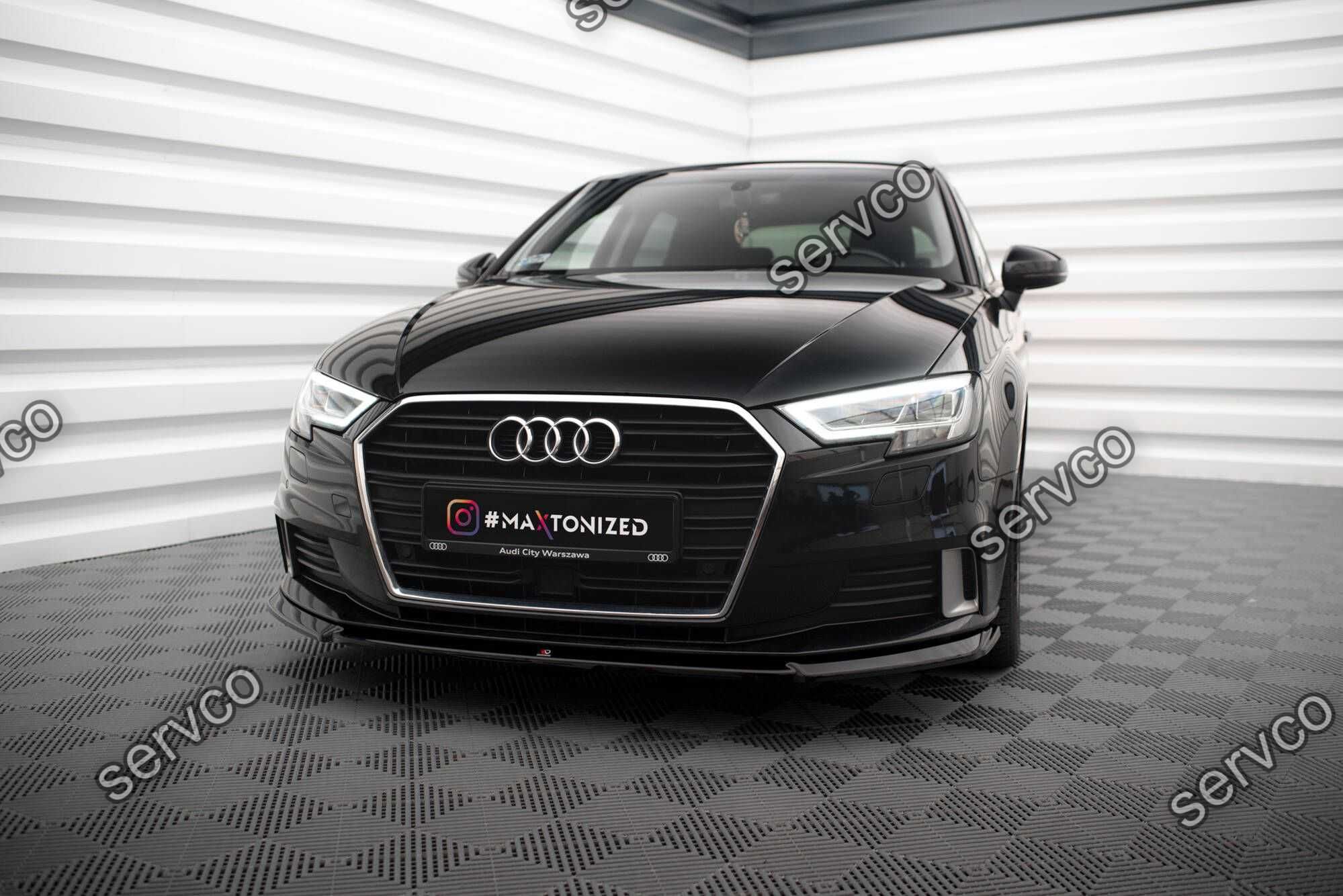 Prelungire bara fata Audi A3 Sportback 8V 2016-2020 v23 Maxton Design