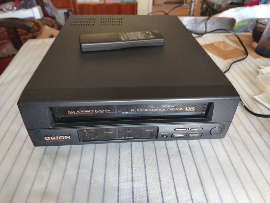 Video Player VHS Orion RVP-400B – Ca Nou, Model Rar, cu Telecomandă