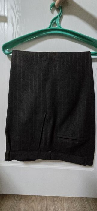 Мужской костюм двойка, черный, размер 54