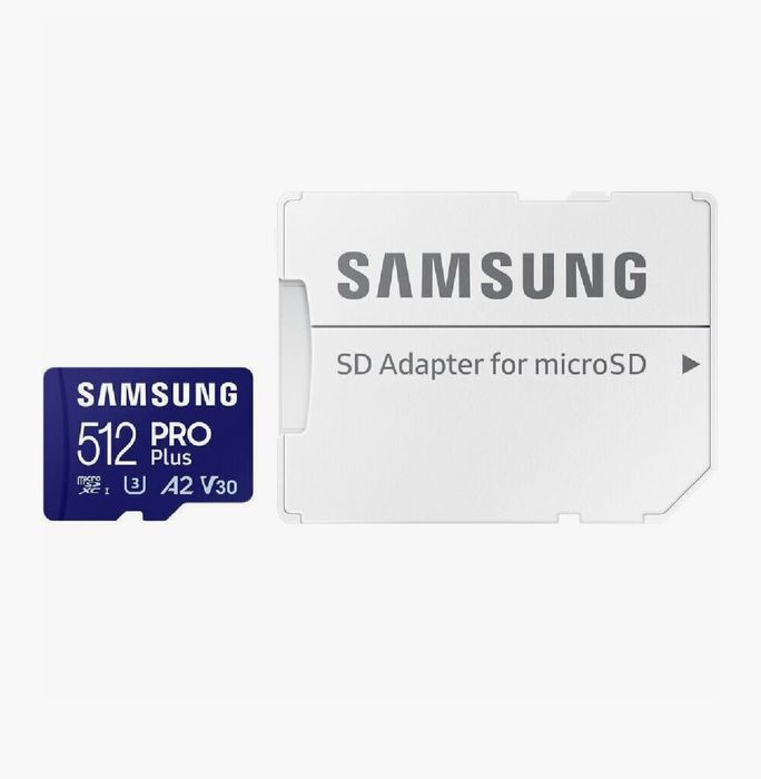 Samsung Pro Plus microSDXC 512GB U3 V30 A2 UHS-I cu adaptor .