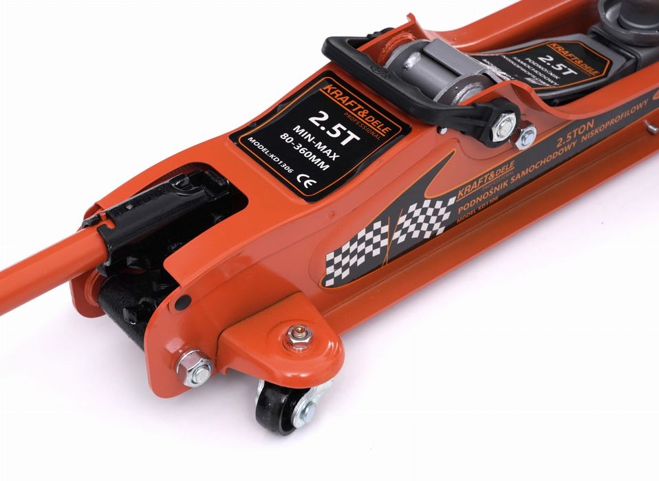Cric hidraulic tip crocodil cu profil redus 2.5t , Kraft&Dele KD1306