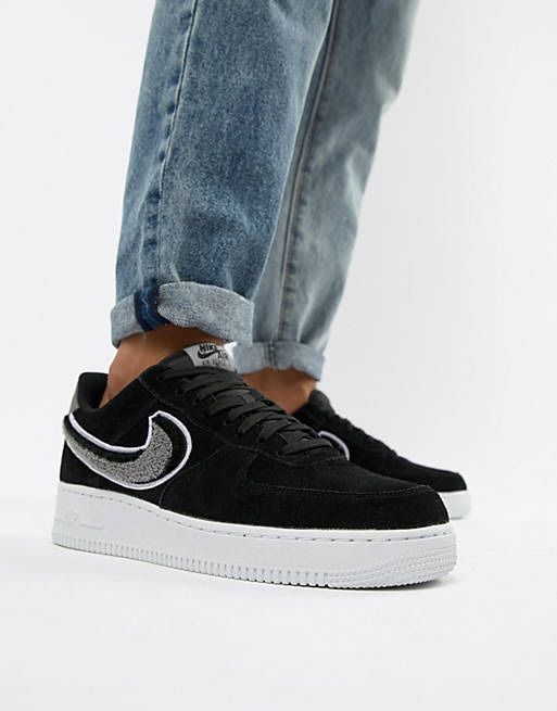 Nike Air Force Low 3D Chenille Swoosh-оригинални мужки маратонки