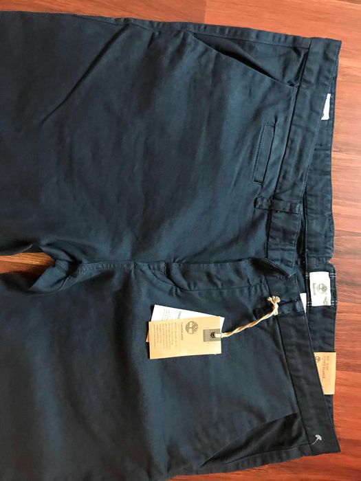 Pantaloni chinos barbati Timberland, slim fit, noi