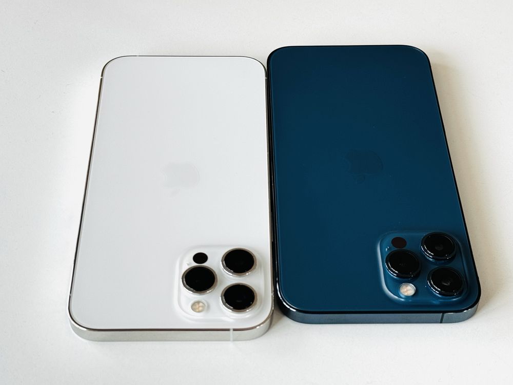 Iphone 12 Pro Max 128GB White Blue Гаранция 3 месеца