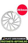 Disc frână 203mm cu 6 găuri pentru trotineta electrica Kaabo, Livrare