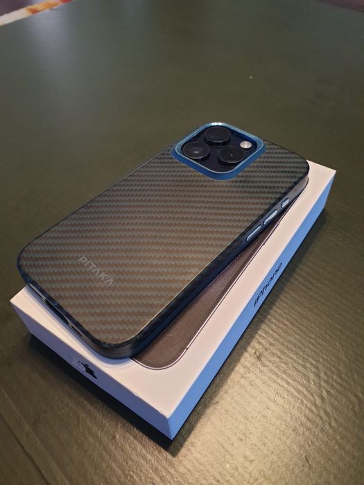 Iphone 15 Pro, blue titanium de 128 gb, in garantie!!