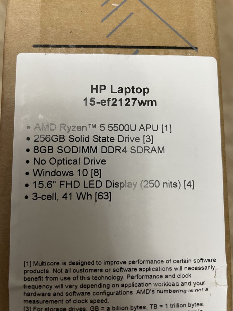Ноутбук Hp 15-ef2 в идеальном состояние