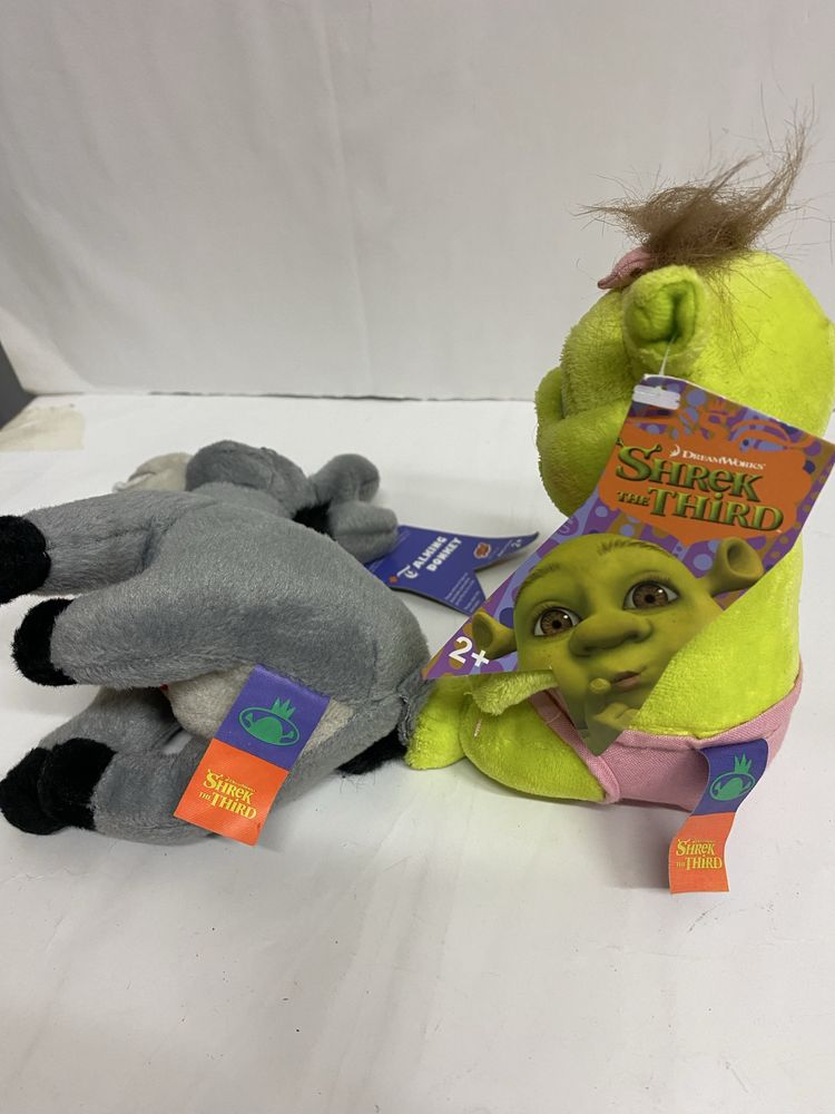 SHREK lot 2 jucării din pluș 16 cm