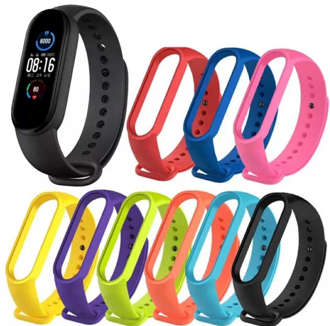 Ремешки (браслеты) для Mi band 3, 4, 5, 6, 7