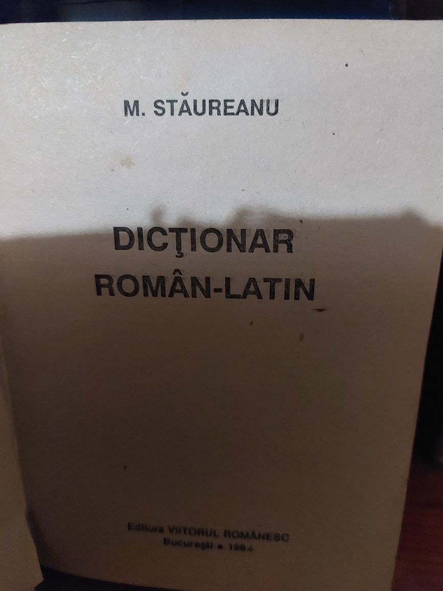 Dictionar latin roman si roman latin