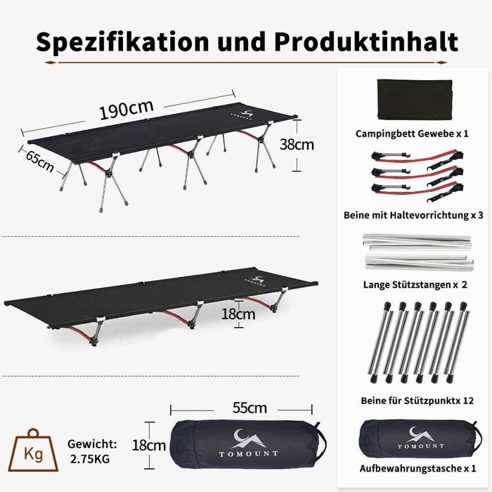 Чисто ново за спорт и къмпинг TOMOUNT постелка...
