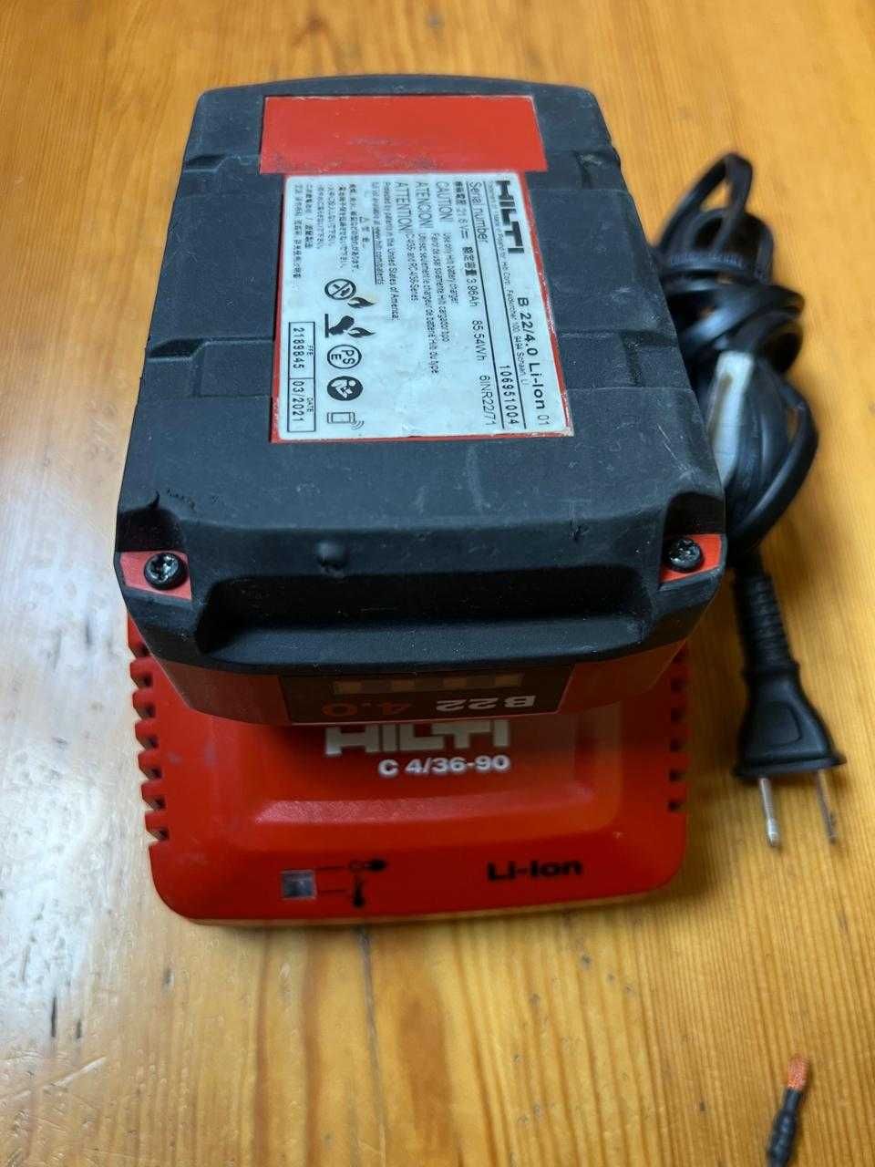 Hilti C 4/36-90 зарядка и аккумулятор