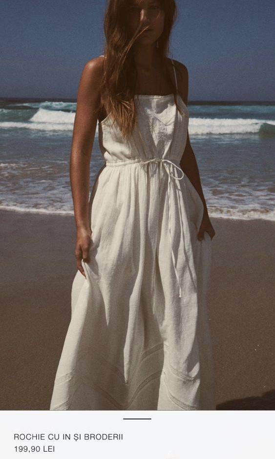 Rochie Zara in si broderii