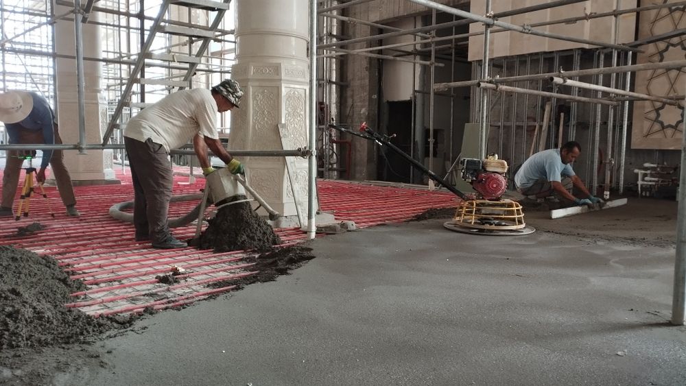 Полусухая стяжка пола