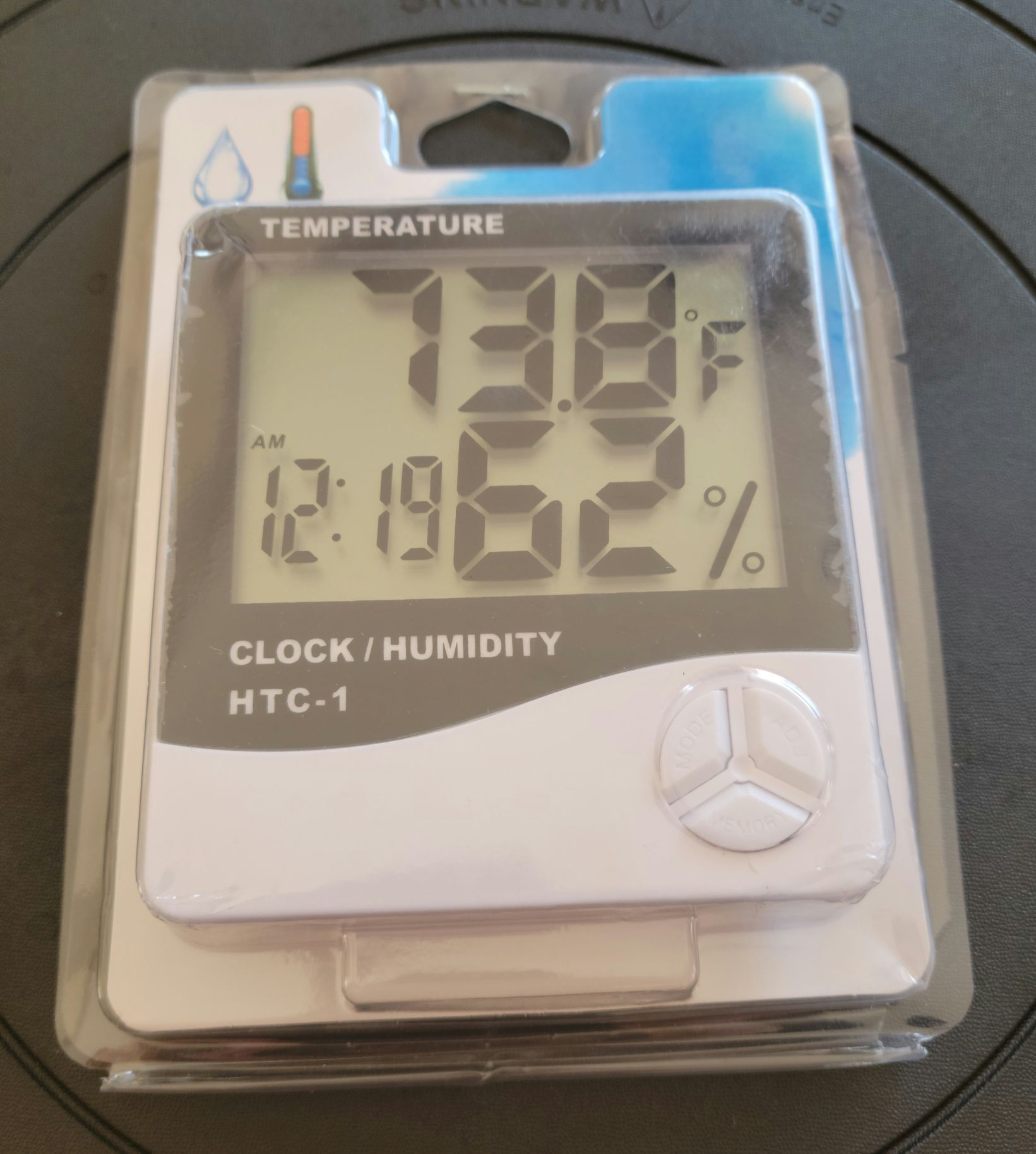 Термометър HTC-1, с хигрометър, с датчик за температура