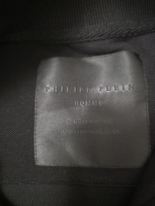 оригинална тениска Philipp Plein – Skull Print Polo Shirt