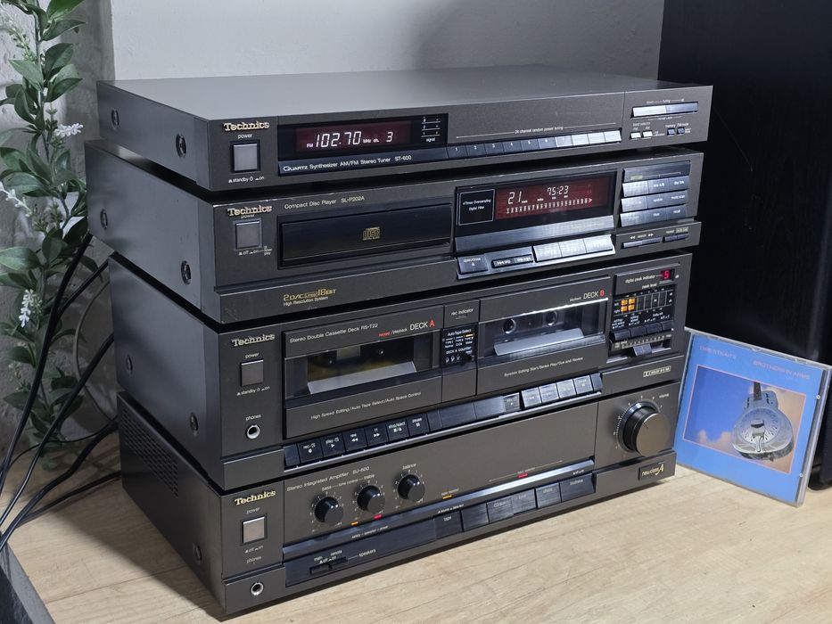 Linie audio TECHNICS, amplificator, tuner, cd player, deck casetofon