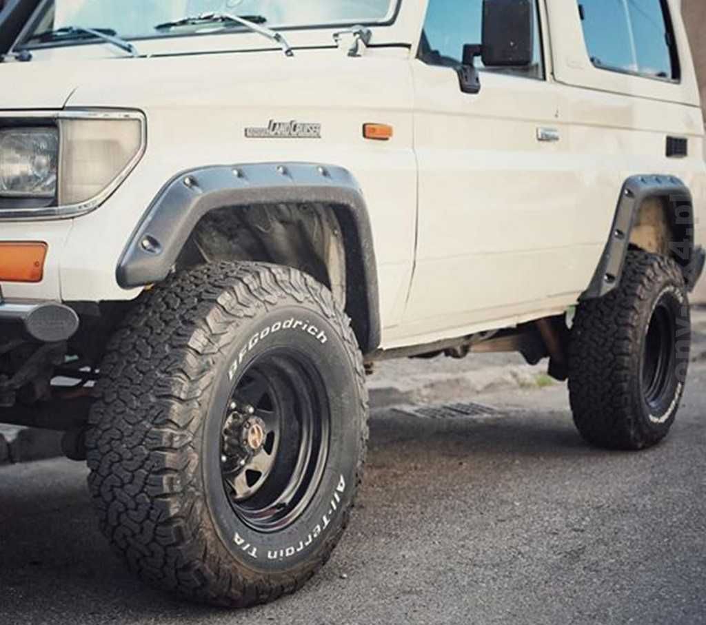 OVERFENDERE TOYOTA LAND CRUISER J70 - 5 cm + kit garnituri/suruburi