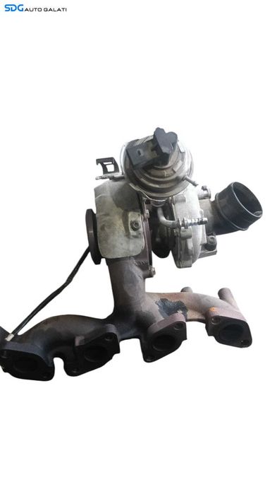 Turbo Turbina Turbosuflanta Skoda Octavia 2 2.0 TDI BMN 2004 - 2013 Cod EVTC0195 757042-0013 [M8822]