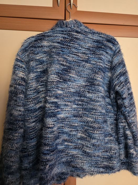 Oversized синь жилетка