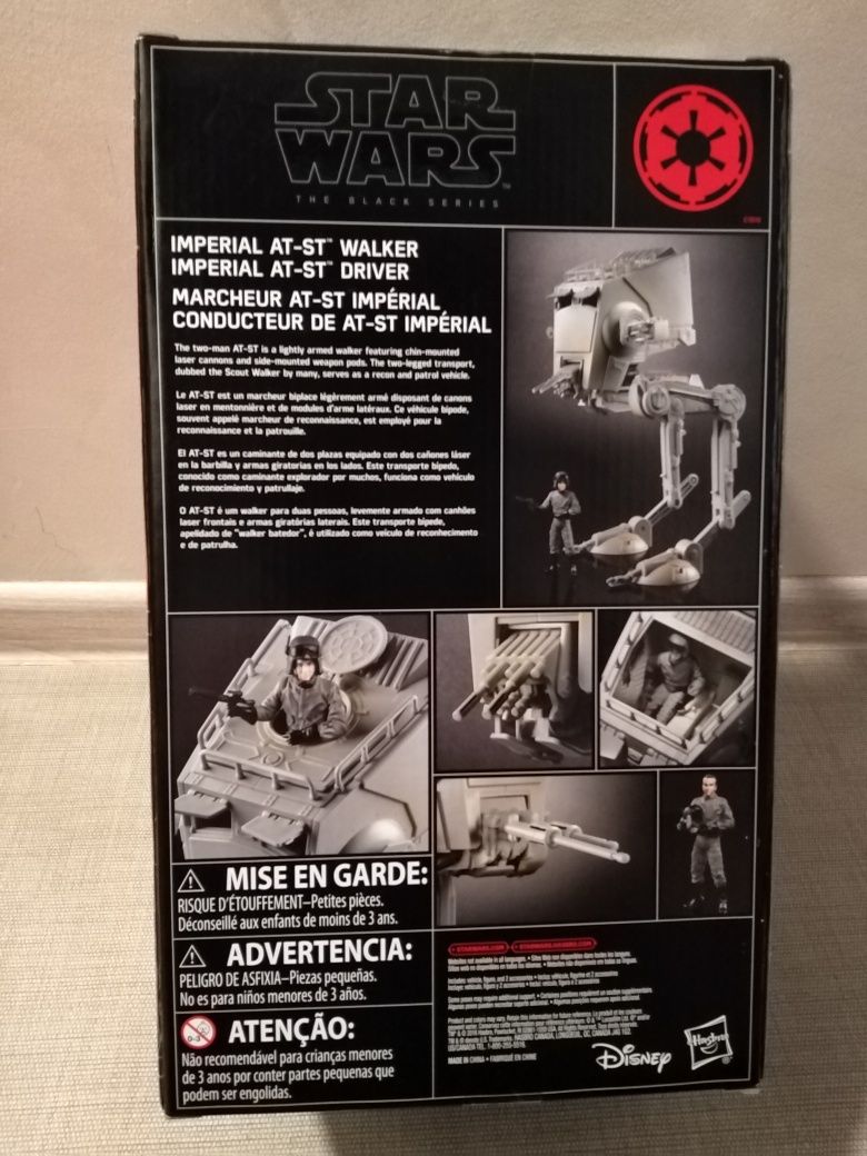 Set Star Wars Black Series AT-ST Walker + AT-ST Driver