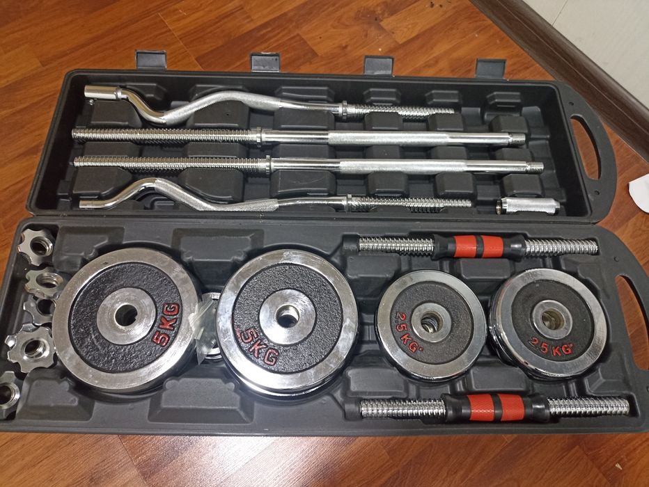 Gantel 55 kg yangi qiziqishga olgandim ishlatmadim