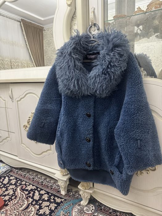 Дубленка тэдди размер 48/50 бренд Evona