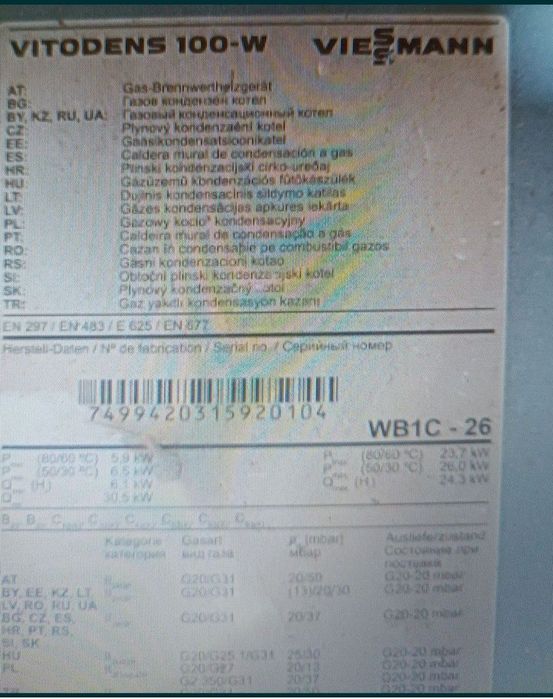 Viessmann Vitodens 100 W