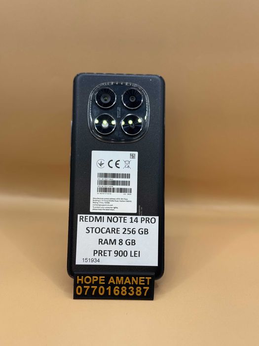 Hope Amanet P4 / REDMI NOTE 14 PRO 256GB 8 RAM