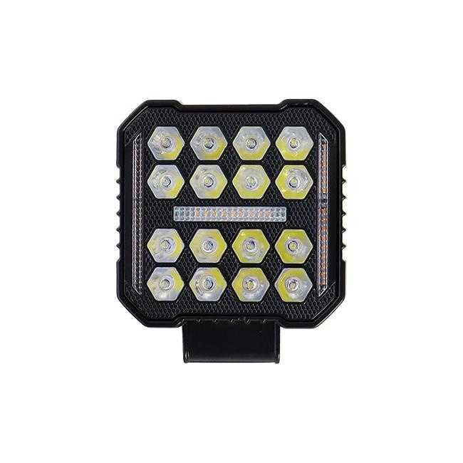 Proiector Auto 16 LED -uri, Offroad 12V-80V, Patrat, IP67
