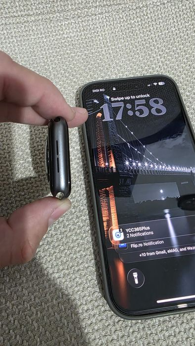 Apple watch 4 44 mm vine cu cutia originala si accesorii