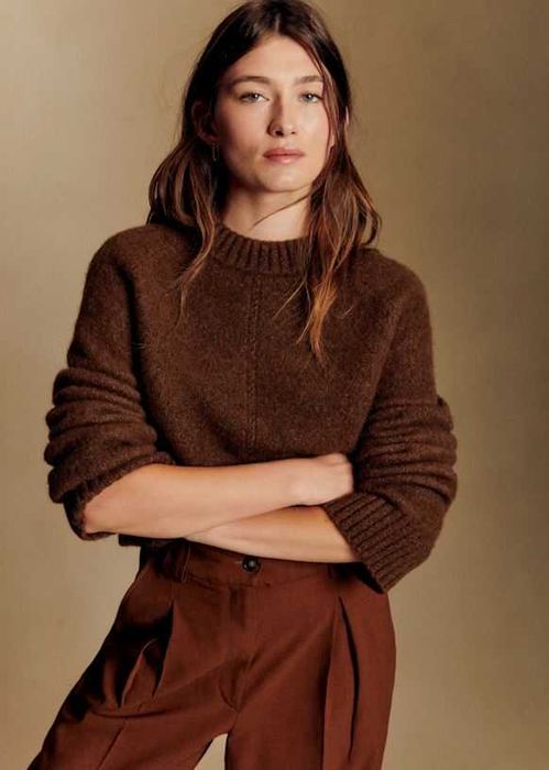 Пуловер Sezane 60% baby alpaca