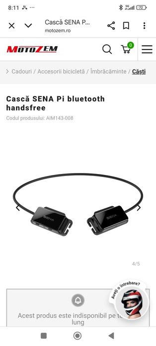 Casca SENA PI bluetooth model SP 92
