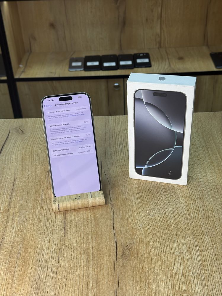 Iphone 16 pro max 256 gb 99% e sim