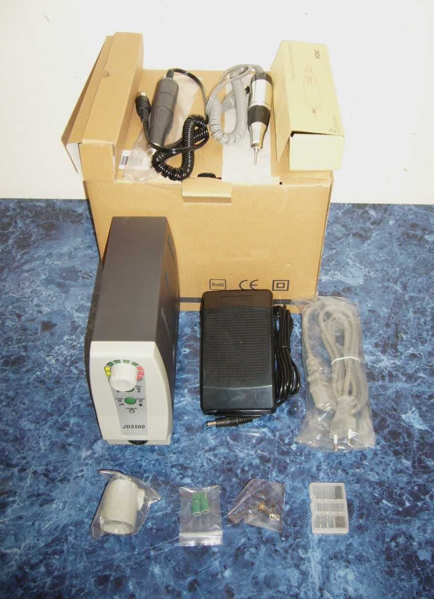 Freza electrica unghii profesionala, Pedala, 35.000 RPM